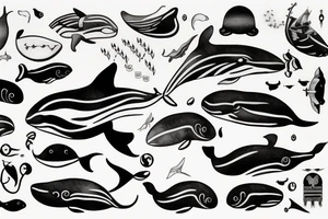 Whale tattoo idea