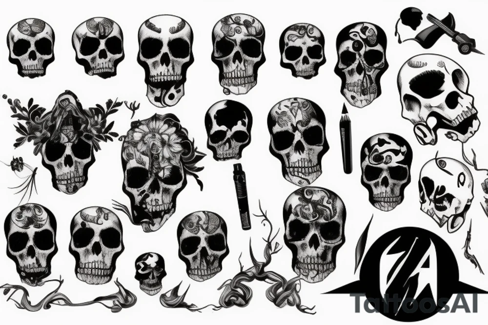 death tattoo idea