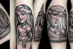 greek mythologie symbols tattoo idea