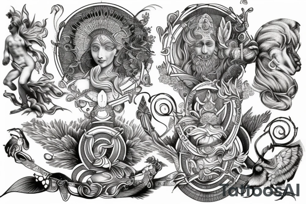 greek mythologie tattoo idea