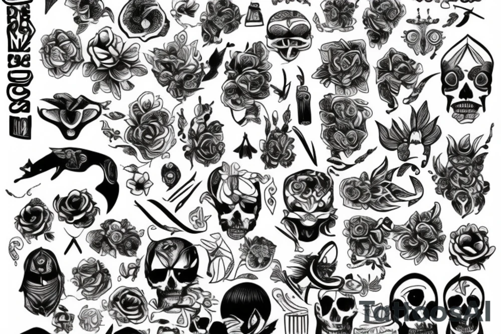 Jugar y leon tattoo idea