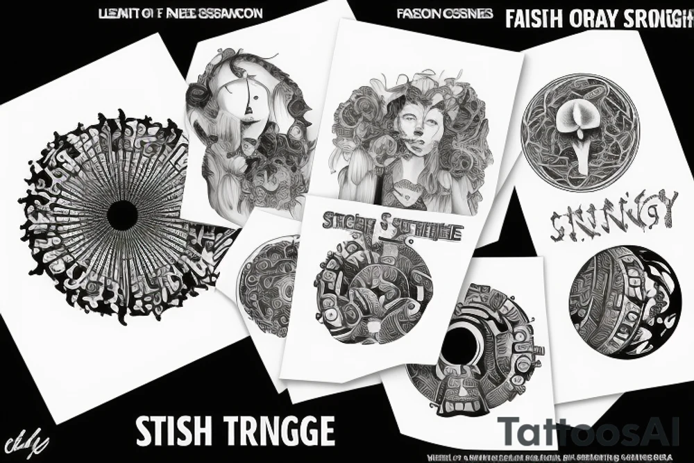 family circle of strength tattoo idea