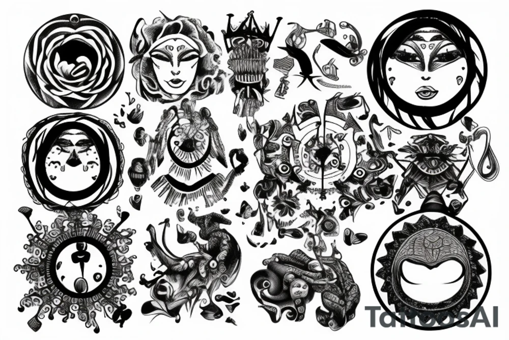 family circle of strength tattoo idea