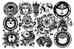 family circle of strength tattoo idea
