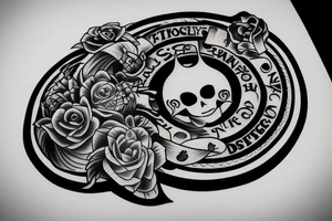 family circle of strength tattoo idea