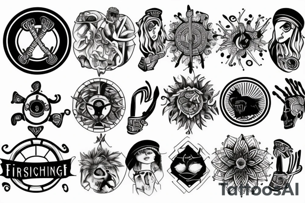 family circle of strength tattoo idea