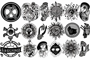 family circle of strength tattoo idea