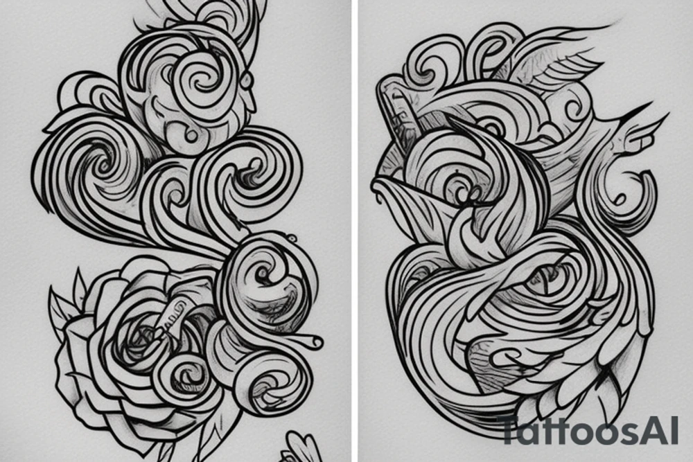 Couple tattoo Name STart With S Both tattoo idea