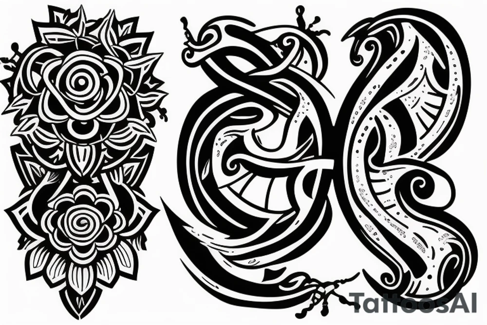 Couple tattoo Name STart With S Both tattoo idea