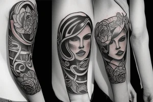 Couple tattoo Name STart With S Both tattoo idea
