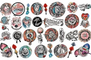 family circle of strength tattoo idea