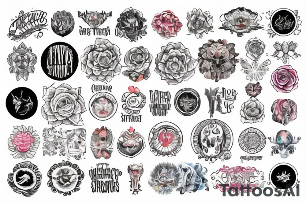 family circle of strength tattoo idea
