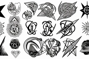 death, life, angels, principalities, time, planets, mountain, waves, freedom, love of God tattoo idea