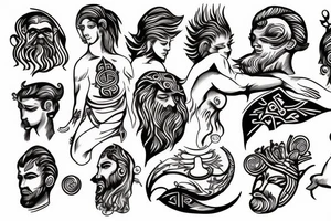 Greek God tattoo idea