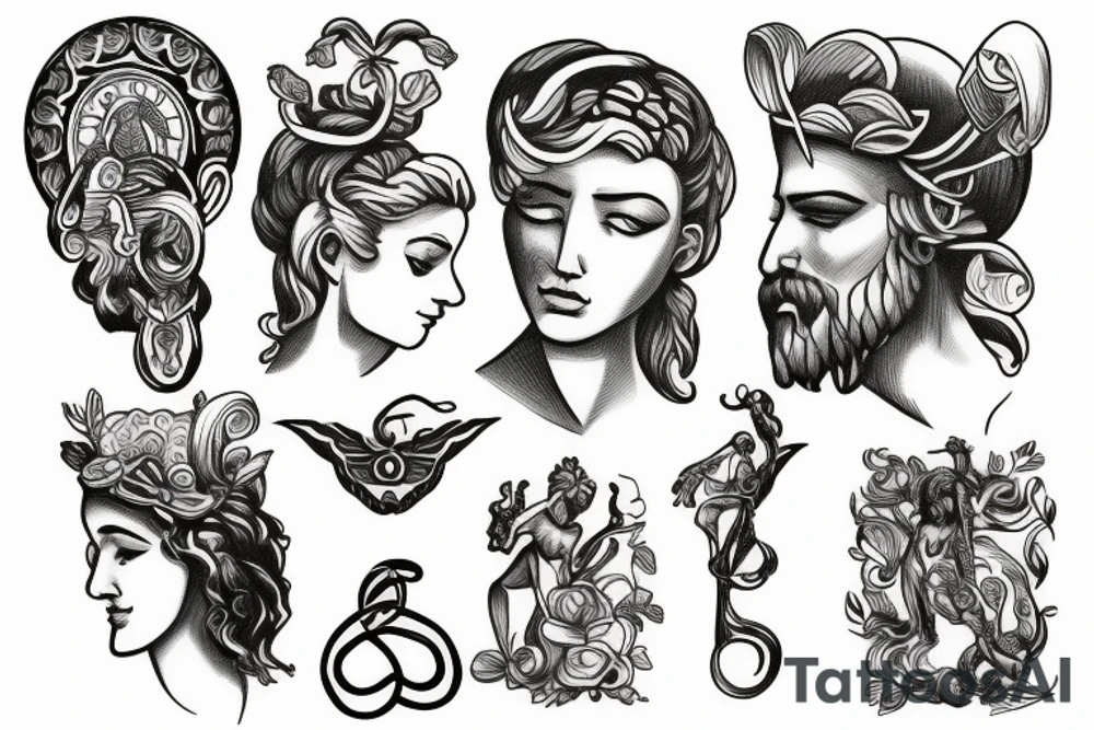 Greek God tattoo idea