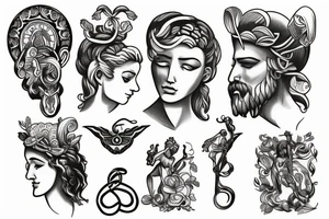 Greek God tattoo idea