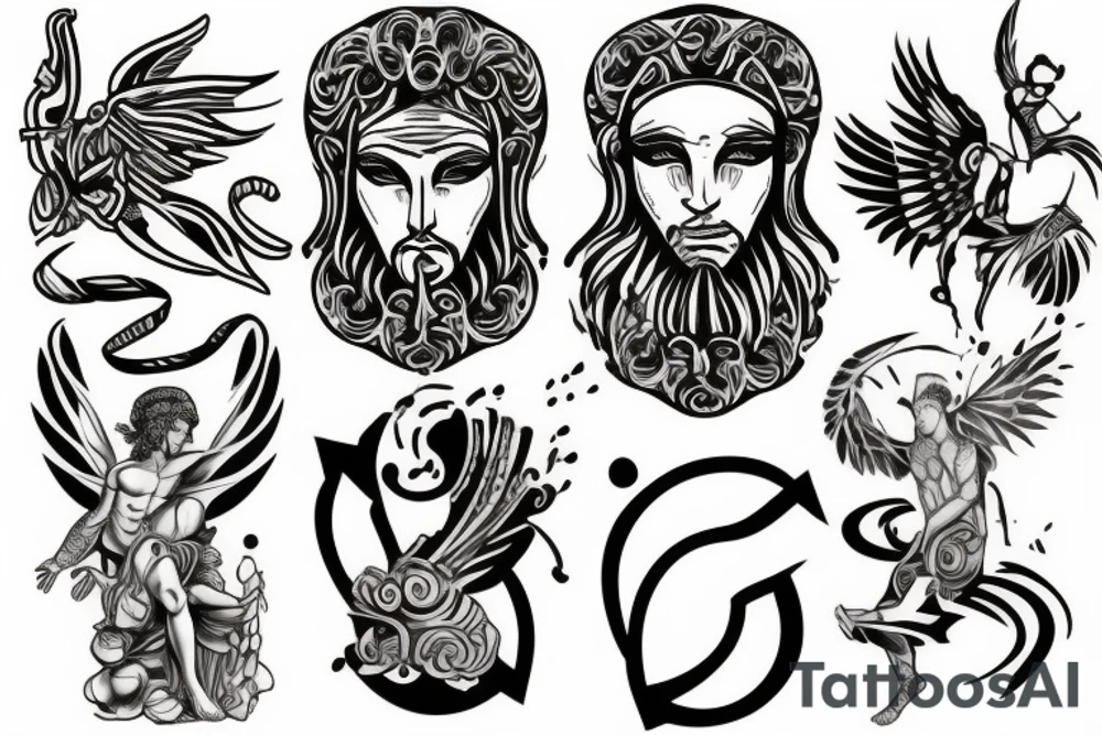 Greek God tattoo idea