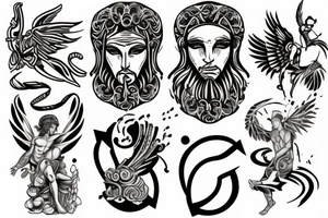 Greek God tattoo idea