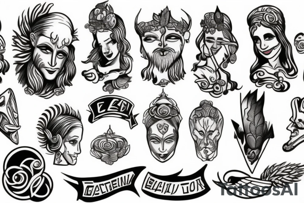 Greek God tattoo idea