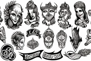 Greek God tattoo idea