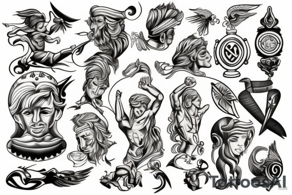 Greek God tattoo idea