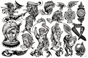 Greek God tattoo idea