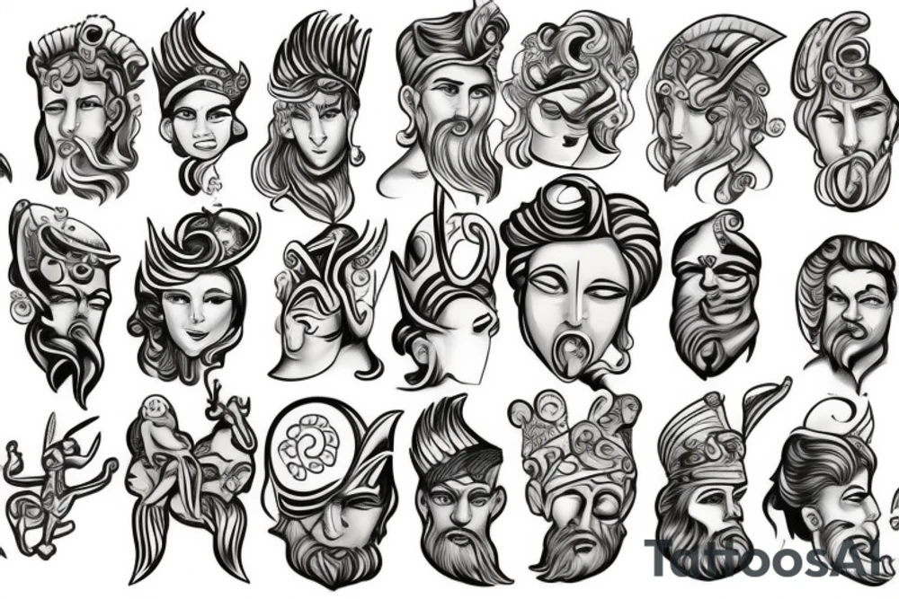 Greek God tattoo idea