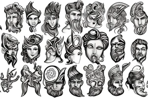 Greek God tattoo idea