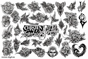 christian tattoos tattoo idea