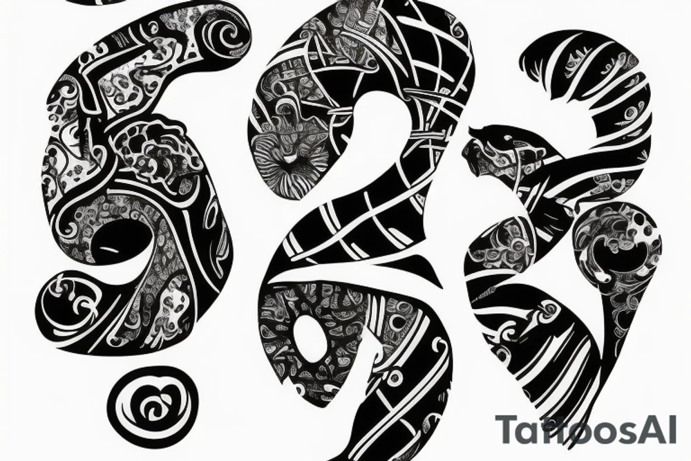 finger text tattoo idea