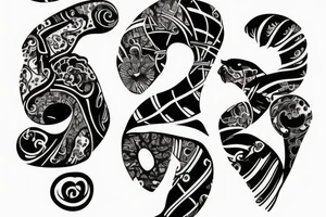 finger text tattoo idea