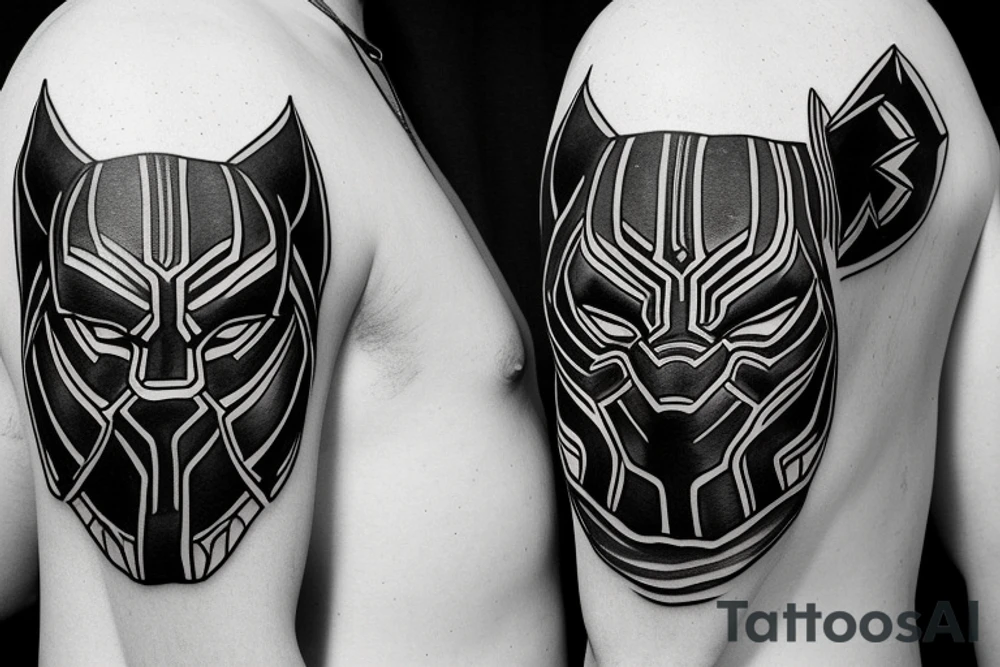 black panther tattoo idea