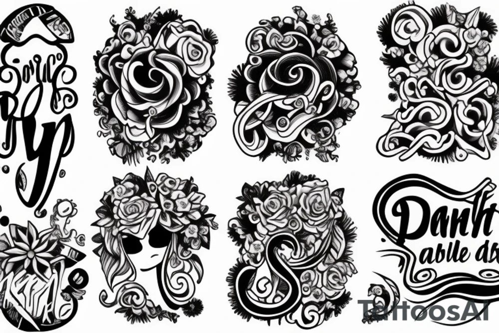 daughter name tattoo idea