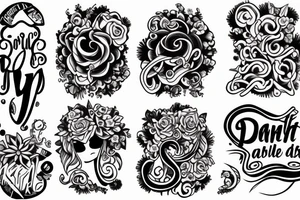 daughter name tattoo idea