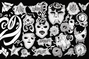 daughter name tattoo idea