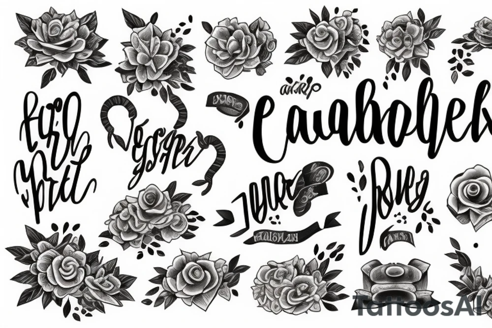 daughter name tattoo idea