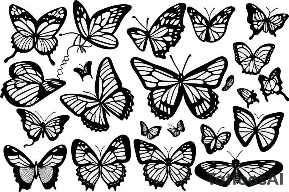 Butterfly tattoo idea
