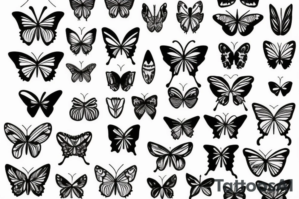 Butterfly tattoo idea