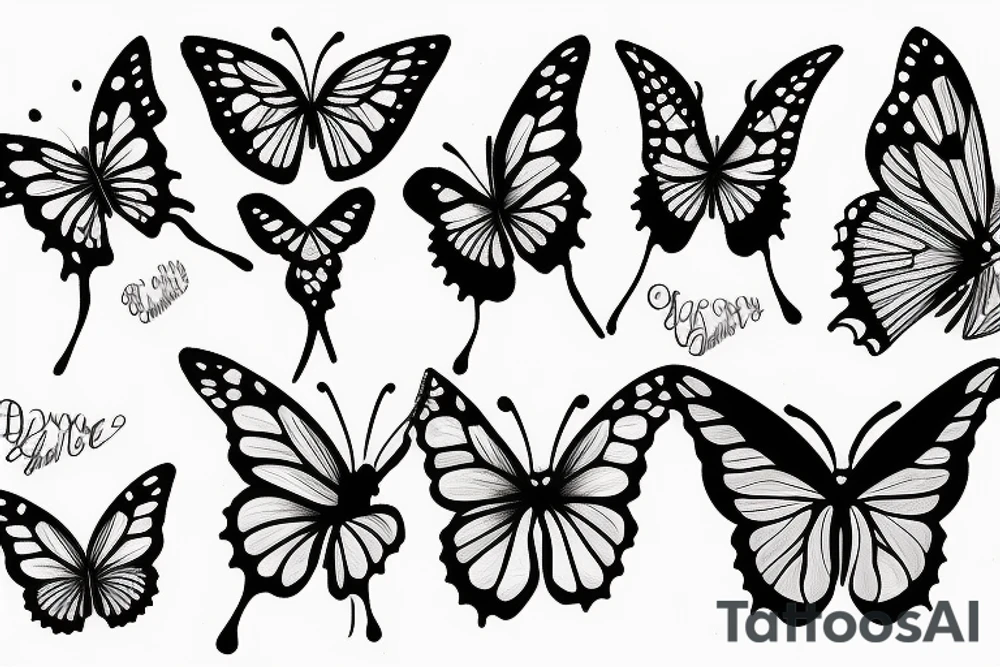 Butterfly tattoo idea