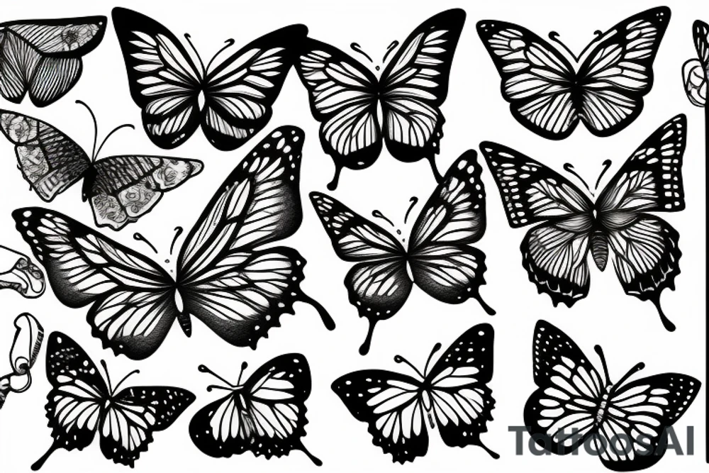 Butterfly tattoo idea