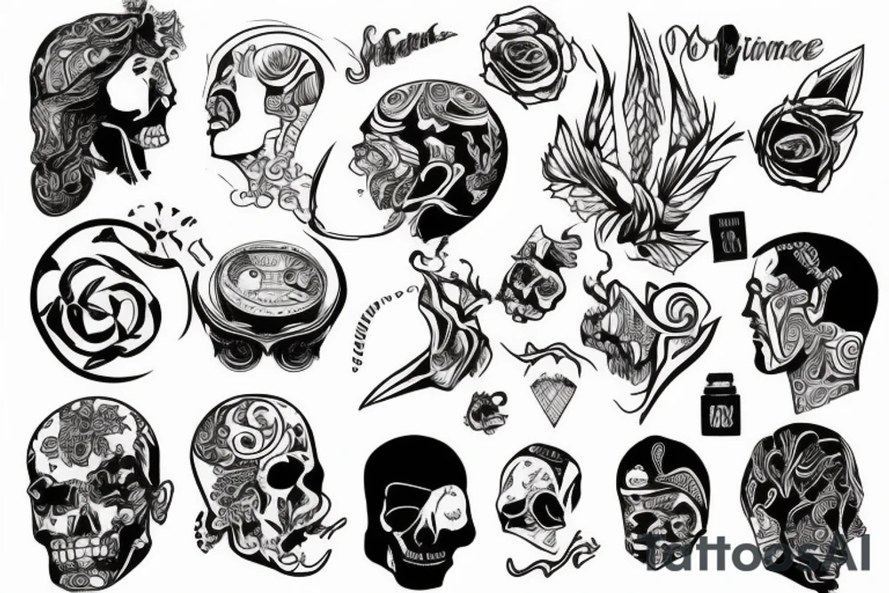 A onetime tattoo of a man overthinking tattoo idea