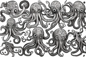 stress octopus tattoo idea
