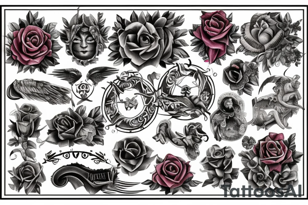 Roman Symbols tattoo idea