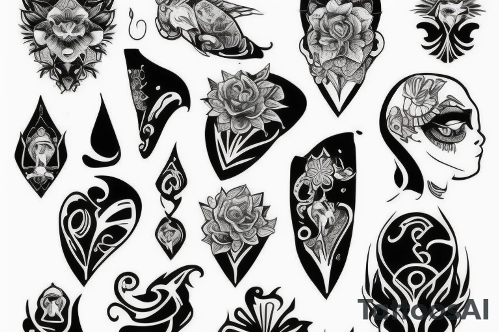 Tatoo on the knee tattoo idea