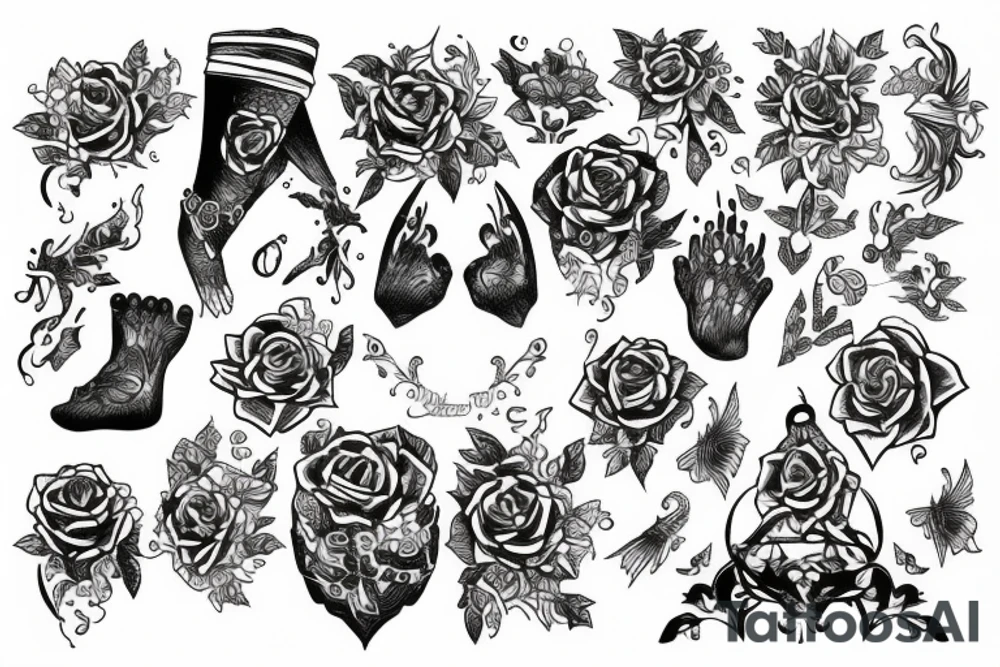 Tatoo on the knee tattoo idea