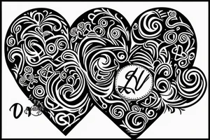 Love tat0o for husband and wife named Tarun and Priyanka tattoo idea