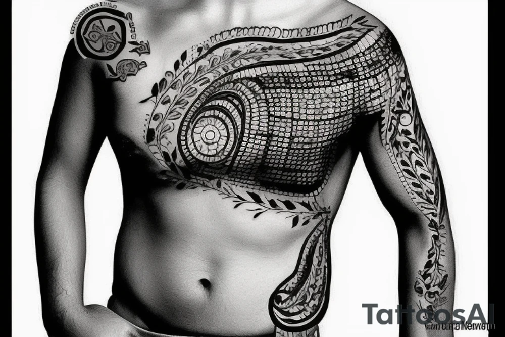Punjab map tattoo idea