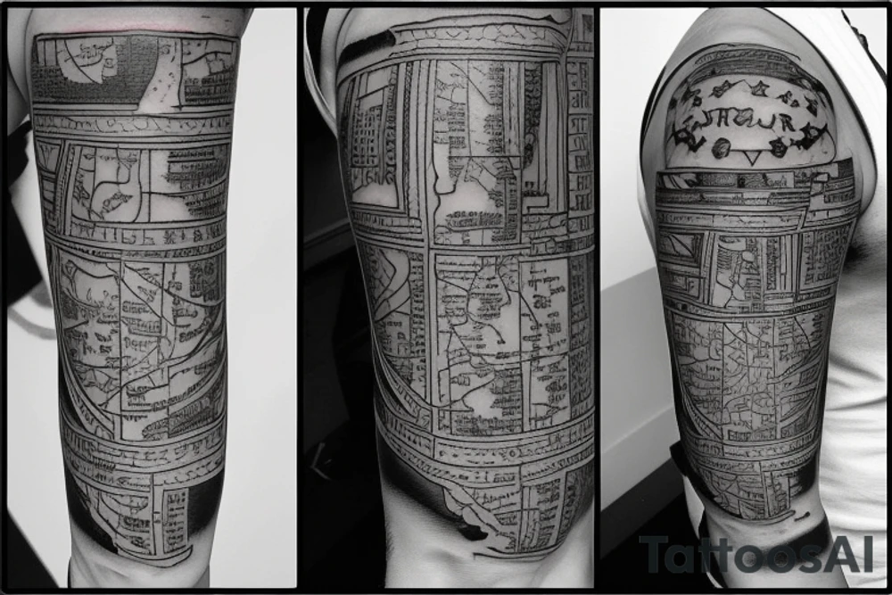 Punjab map tattoo idea