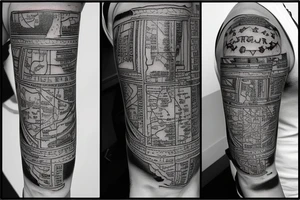 Punjab map tattoo idea