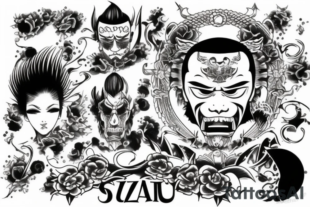 Yakuza style tattoo idea